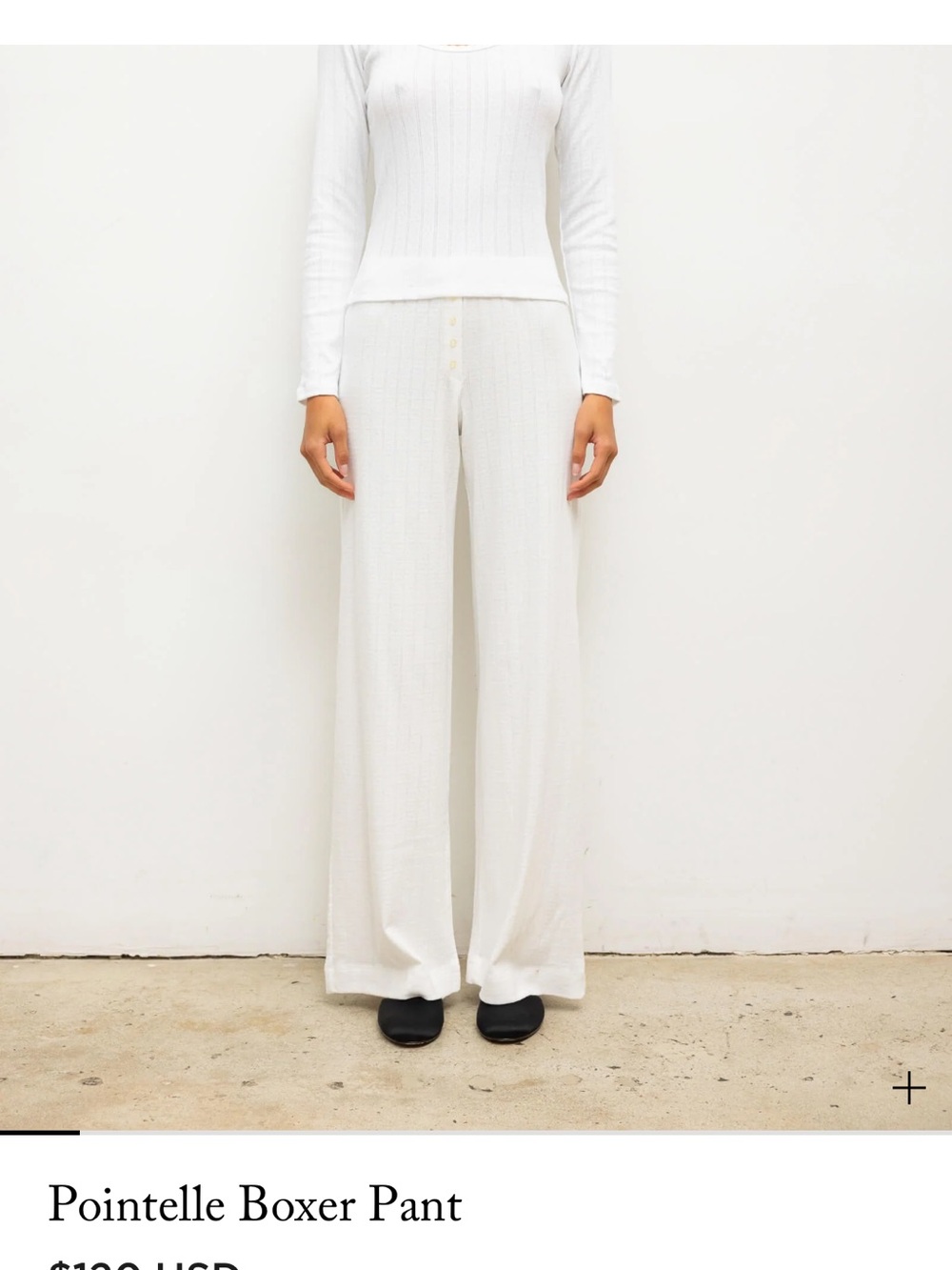 LESET Pointelle Boxer Pant